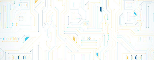 Circuit abstract background for science and business presentation