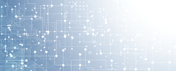 Circuit abstract background for science and business presentation