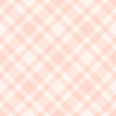 Soft Pink and White Plaid Fabric Pattern