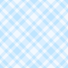 Soft Blue and White Plaid Pattern