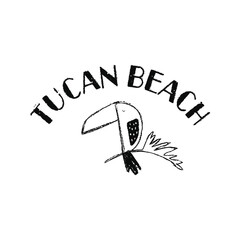 free vector bird and text t-shirt design.