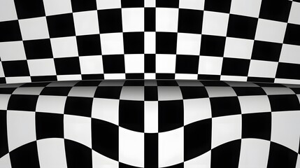Obraz premium Checkerboard Grid Texture