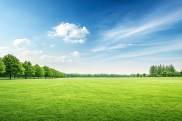 Obraz premium Green Meadow Landscape