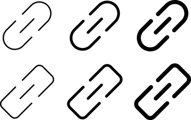 Link button icon set. Url symbol. hyperlink sign. External icons
