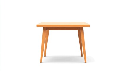 Fototapeta premium Simple wooden square table