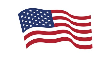 American Flag Illustration