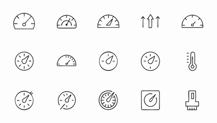 speed signs  speedometer black icons set  speed in (1).eps