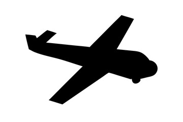 Obraz premium Airplane Flying Illustration for Travel Graphics, Aviation Art, Sky Journey Design