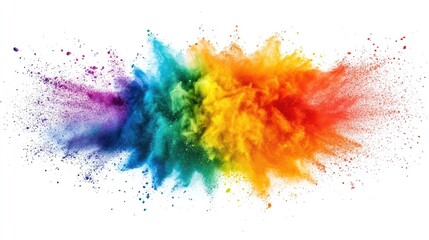 Colorful Powder Explosion