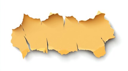 Fototapeta premium Torn paper strip graphic