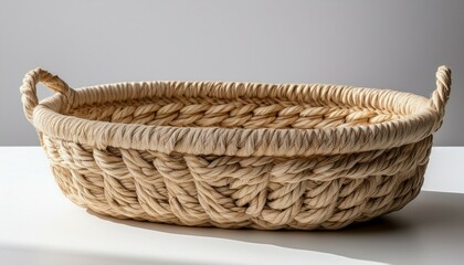 Fototapeta premium empty wicker basket