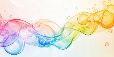 bubble ripple bend, radiant motion, background