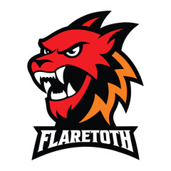 Gazellon Mascot Logo on White Background