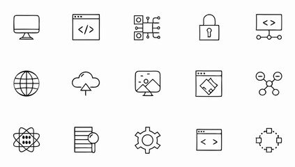 web development set of web icons in line style  de (1).eps