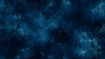 Fototapeta premium Deep indigo abstract painting texture.