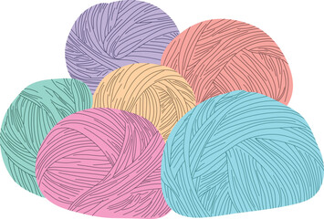 knitting yarn balls
