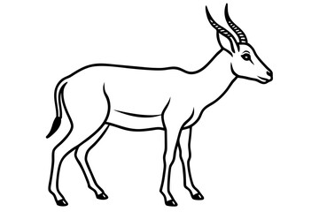 Modern Saiga Antelope Art