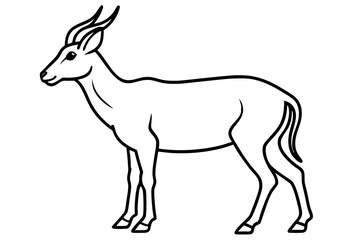 Modern Saiga Antelope Art
