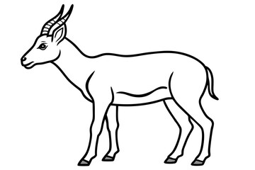 Modern Saiga Antelope Art