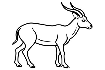 Modern Saiga Antelope Art