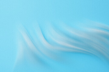 The word diabetes spelled out with white sugar cubes on a solid light blue colored background surface view