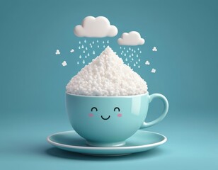 Happy Cloud Teacup