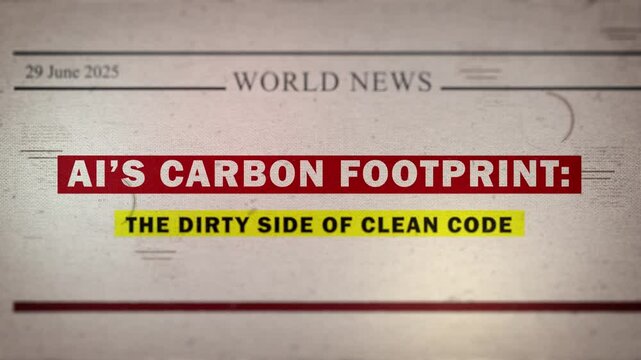 AI&rsquo;s Carbon Footprint The Dirty Side of Clean Code