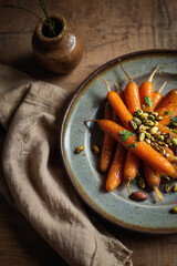 Oven roasted carrots - a simple, delicious side dish