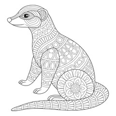 Intricate Line Art for Coloring