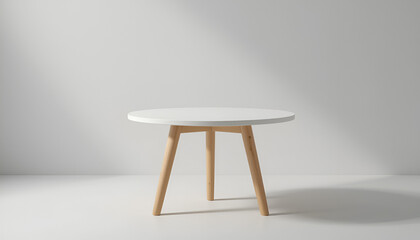 Minimalist Round Table Design