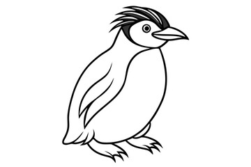Penguin Outline Vector