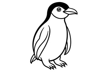 Penguin Outline Vector