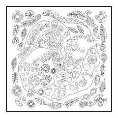Bold and Easy Mandala Coloring Pages for Kids and Adults