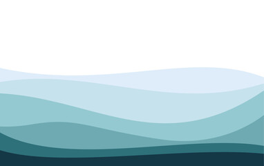 abstract ocean blue wave background for banners or presentation