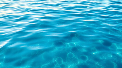 Mesmerizing Ocean Surface Ripples and Undulations of Turquoise Water