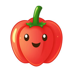 cartoon red capsicum