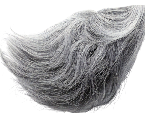 Abstract grayscale image of flowing grey hair, suggesting concepts of time, aging, and natural beauty.  Perfect for beauty, fashion, or medical websites,  advertising, or editorial projects.