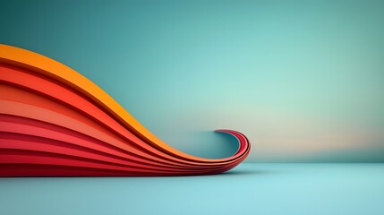 Mesmerizing abstract geometry with vibrant color gradients