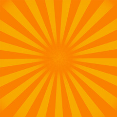 Yellow abstract background with light of sunburst. yellow starburst with halftone. sun ray retro background with flash
