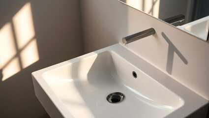 Sleek Modern Wall-Mounted Bathroom Sink Design