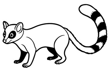 Ringtail Outline