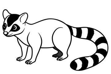 Ringtail Outline