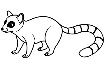 Ringtail Outline