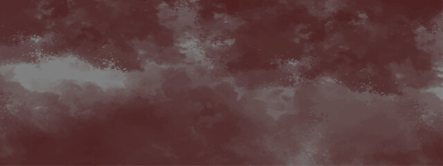 Abstract background with fire and realistic dark red fire particle burn. Whimsical wisps of greenish fog floating. Red grunge background texture.