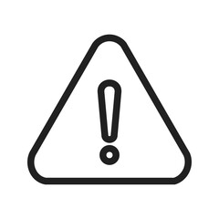Warning Sign icon vector image. Suitable for mobile apps, web apps and print media.