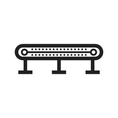 Conveyor I icon vector image. Suitable for mobile apps, web apps and print media.