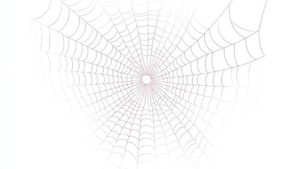 Intricate spider web design