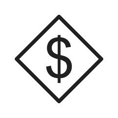 Dollar Symbol icon vector image. Suitable for mobile apps, web apps and print media.