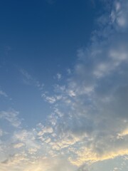 Obraz premium blue sky with clouds