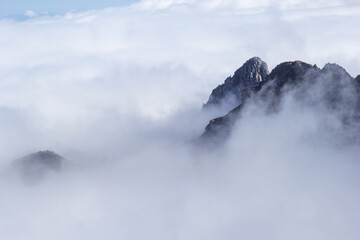 The volcano in Madeira.